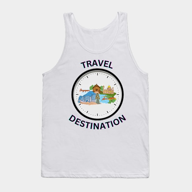 Travel to Singapore Tank Top by Voxen X